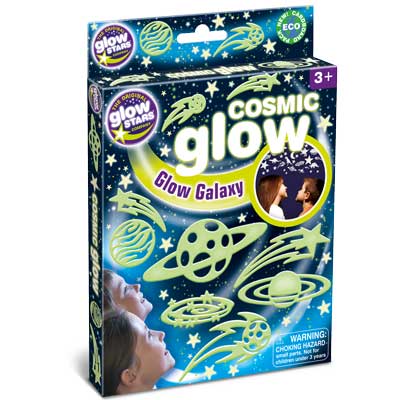 Cosmic Glow Galaxy Stickers