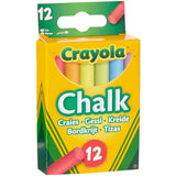 Crayola 12 Coloured Chalk