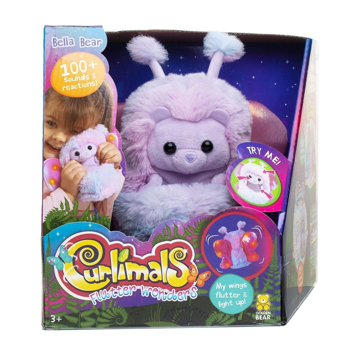Curlimals Flutter Wonder Bella Bear