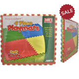 Extra Large 4-Piece Colourful Playmats