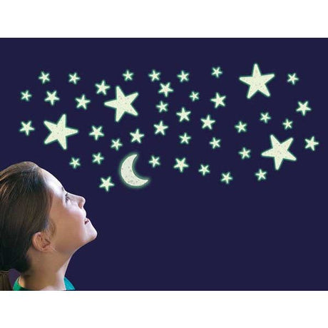 Glow Glitter Stars