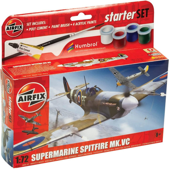 Hornby Airfix Small Starter Set: Supermarine Spitfire Mk.Vc