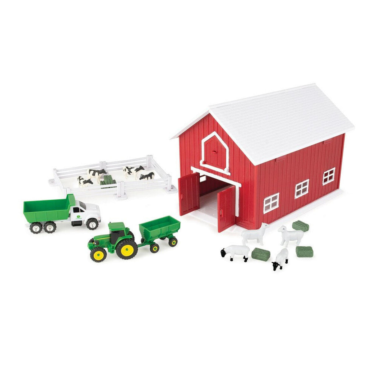 John Deere 1:64 24-Piece Barn Playset
