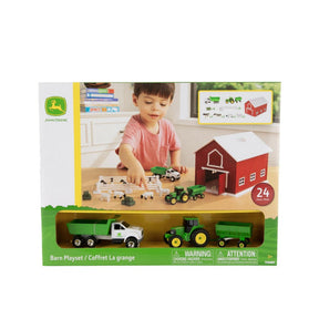 John Deere 1:64 24-Piece Barn Playset