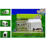 Kids Globe Calves Hut with 2 Calves 1:32