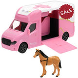 Kids Globe Die-Cast Pink Horse Truck with Light & Sound
