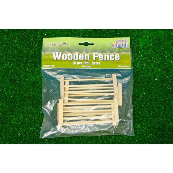 Kids Globe Wooden Gate and Fence Set 1:32