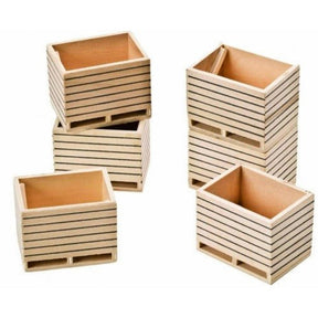 Kids Globe Wooden Potato Boxes 6 Pack