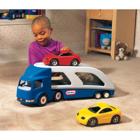 Little Tikes Big Car Carrier - Blue & Grey