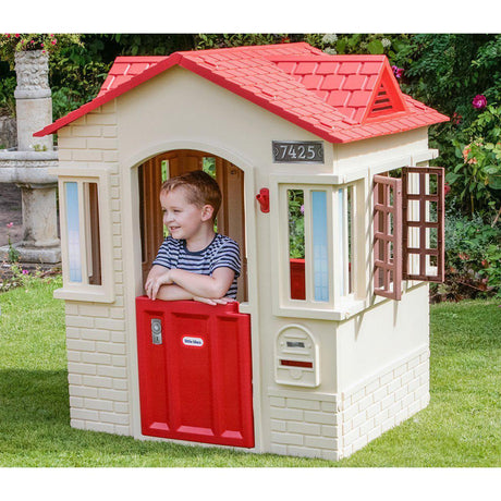 Little Tikes Cape Cottage Playhouse -Tan & Red