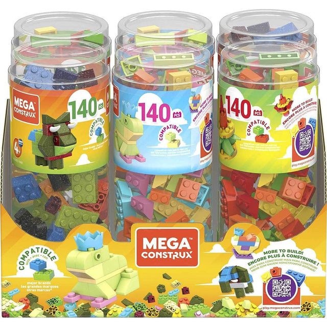 Mega Construx Medium Tube Assorted 140 pieces