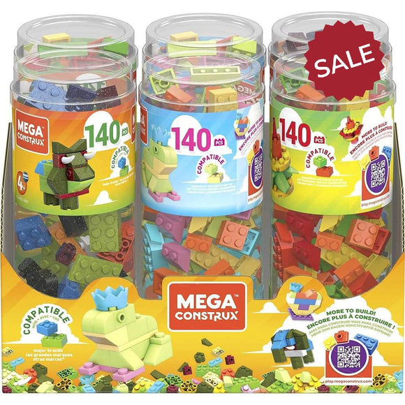 Mega Construx Medium Tube Assorted 140 pieces