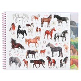 Miss Melody Horses Colouring Book