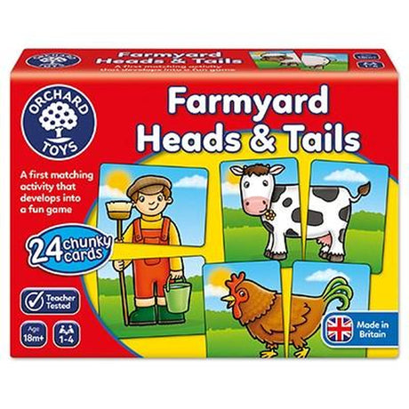Orchard Toys Farmyard Heads & Tails Game