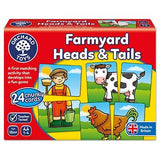 Orchard Toys Farmyard Heads & Tails Game