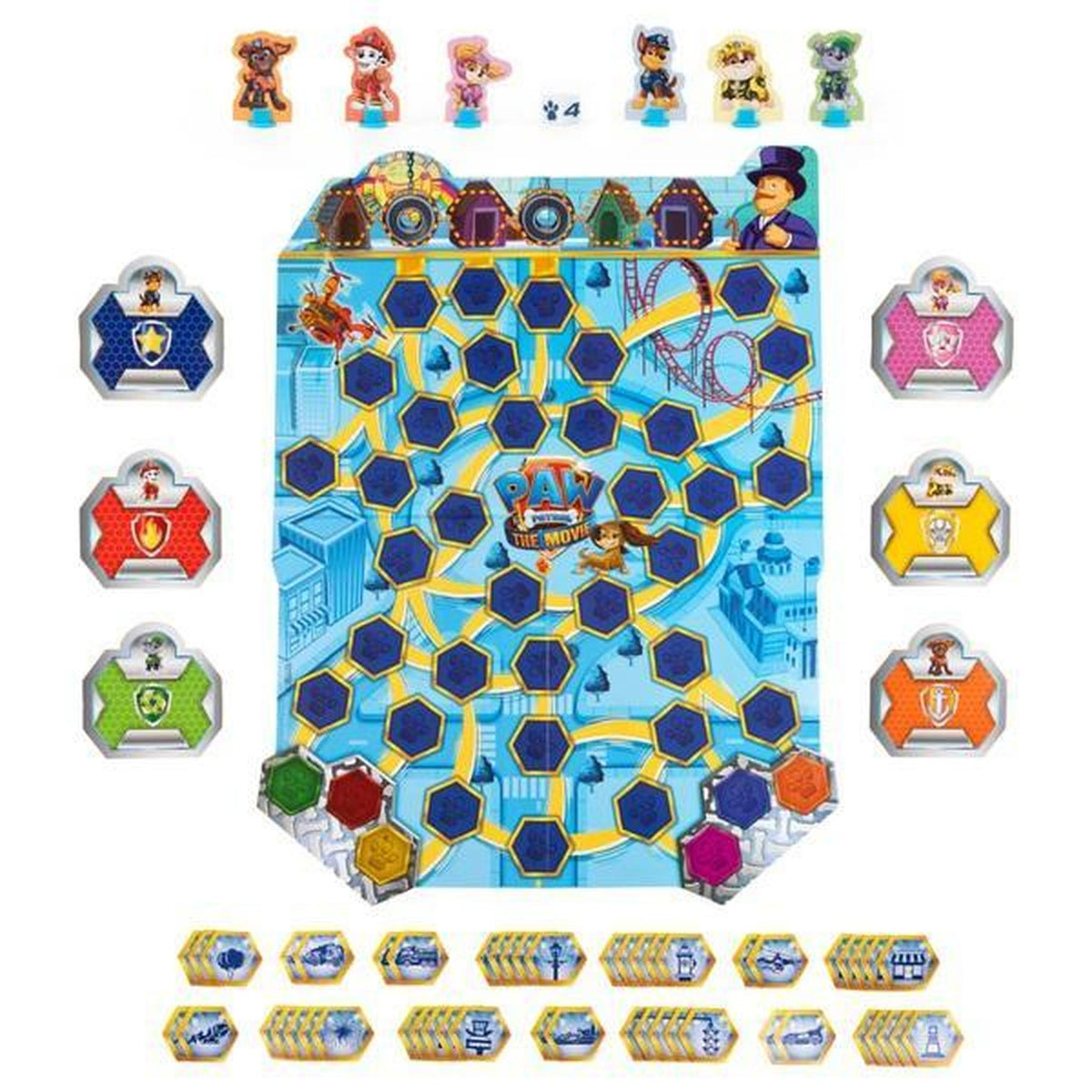 PAW Patrol The Movie: The Adventure City Lookout Game