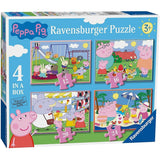 Ravensburger Peppa Pig 4-in-a-Box Puzzles