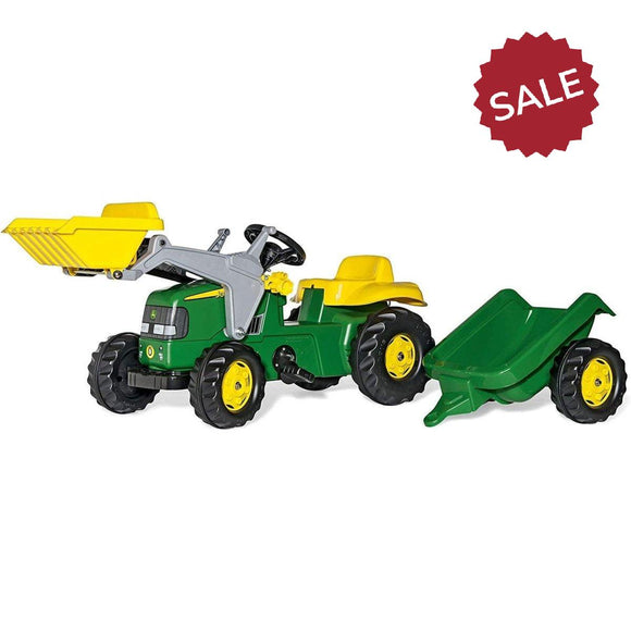 Rolly John Deere Ride-On Tractor with Trailer