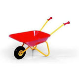 Rolly Metal Wheelbarrow Red