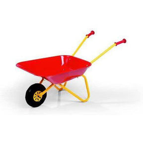 Rolly Metal Wheelbarrow Red