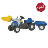 Rolly New Holland Ride-On Tractor with Trailer