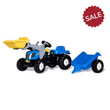 Rolly New Holland Ride-On Tractor with Trailer