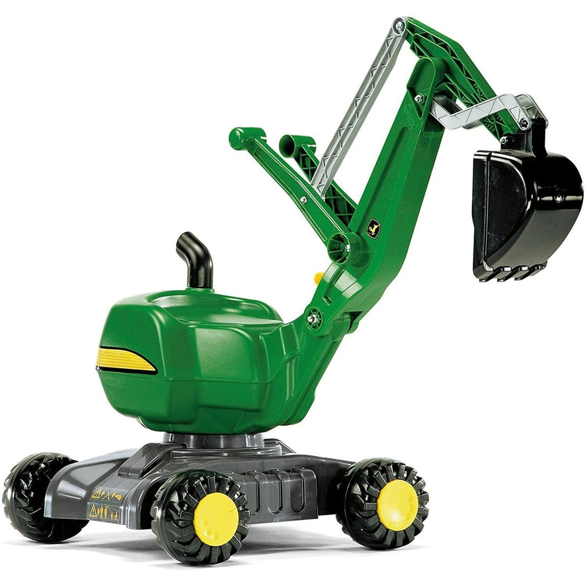 Rolly Ride-On John Deere Excavator on Wheels