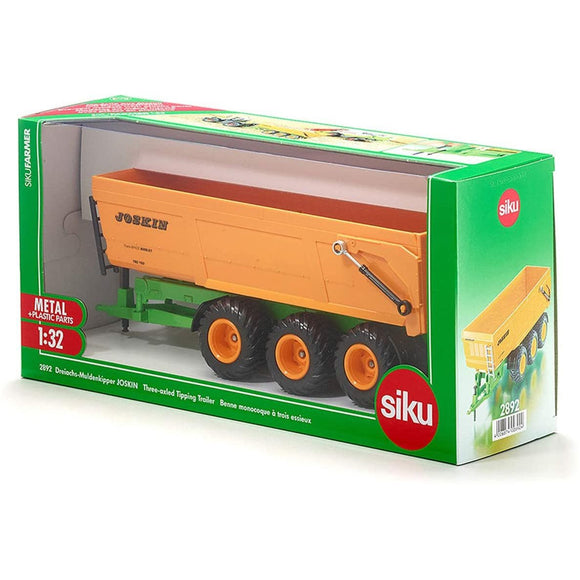 SIKU 2892 Joskin Triple-Axle Tipping Trailer 1:32 Scale