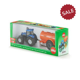Siku 1945 New Holland Tractor with Single Axle Abbey Tanker 1:50 Scale