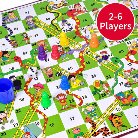 Snakes & Ladders Traditional Game