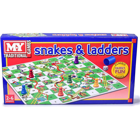 Snakes & Ladders Traditional Game