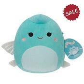 Squishmallows Bette the Light Teal Flying Fish 7.5