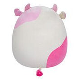 Squishmallows Caedyn - Pink Spotted Cow with Closed Eyes 16"