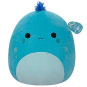 Squishmallows Djimon - Cyan Blue Iguana with Blue Hair 16
