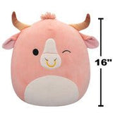 Squishmallows Howland - Peach Brahma Bull 16"