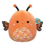 Squishmallows Mony - Orange Monarch Butterfly with Floral Belly 16"