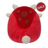 Squishmallows Sergio the Red Armored Dino 7.5"