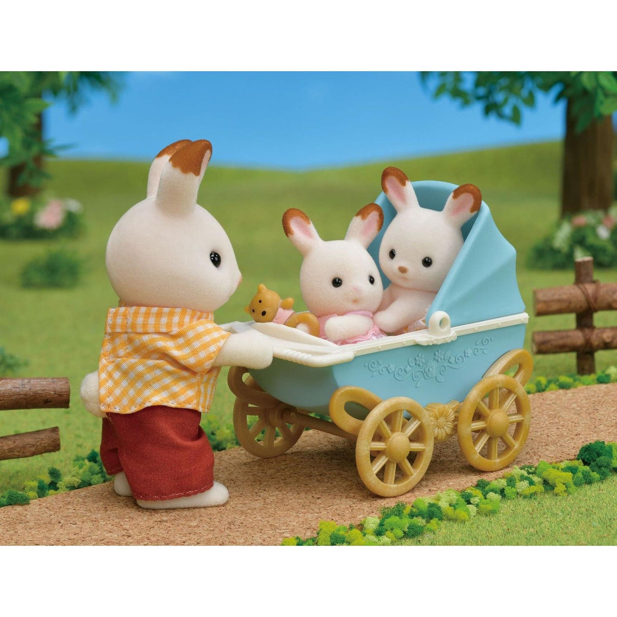 Sylvanian Families Chocolate Rabbit Twins Set