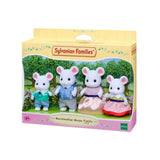 Sylvanian Families Marshmallow Mouse Family