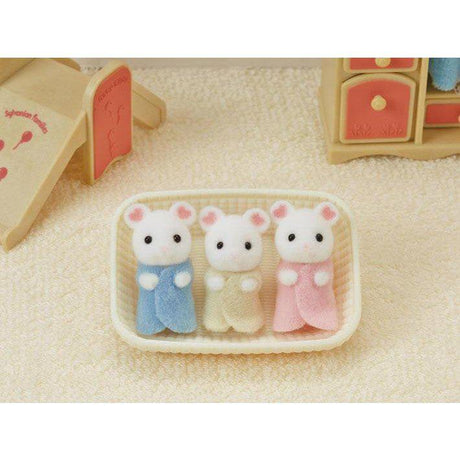 Sylvanian Families Marshmallow Mouse Triplets