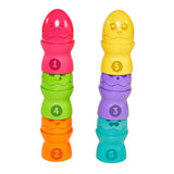 TOMY Toomies Hide & Squeak Egg Stackers