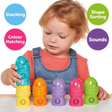TOMY Toomies Hide & Squeak Egg Stackers