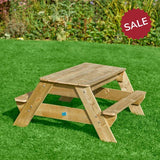 TP Toys Deluxe FSC Wooden Picnic Table Sandpit