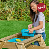 TP Toys Deluxe FSC Wooden Picnic Table Sandpit