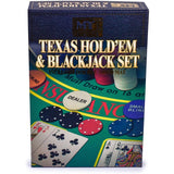 Texas Hold'em Poker and Blackjack Set