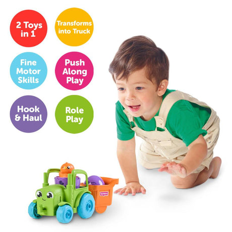 TOMY Toomies 2 in 1 Transforming Tractor