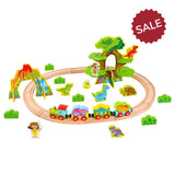 Wooden Dinosaur Train Set