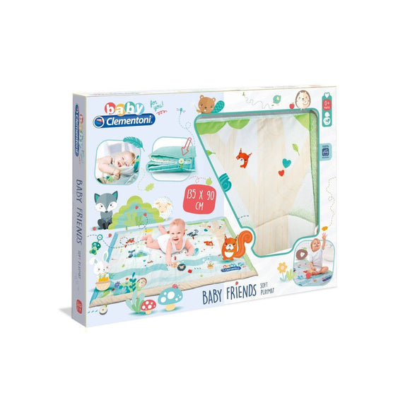 Baby Clementoni Baby Friends Soft Playmat - McGreevy's Toys Direct