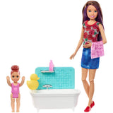 Barbie® Skipper™ Babysitters Inc.™ Playset with Bathtub, Babysitting Skipper™ Doll and Small Toddler Doll - McGreevy's Toys Direct
