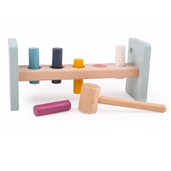 Bigjigs 100% FSC® Certified Wooden Hammer Bench - McGreevy's Toys Direct